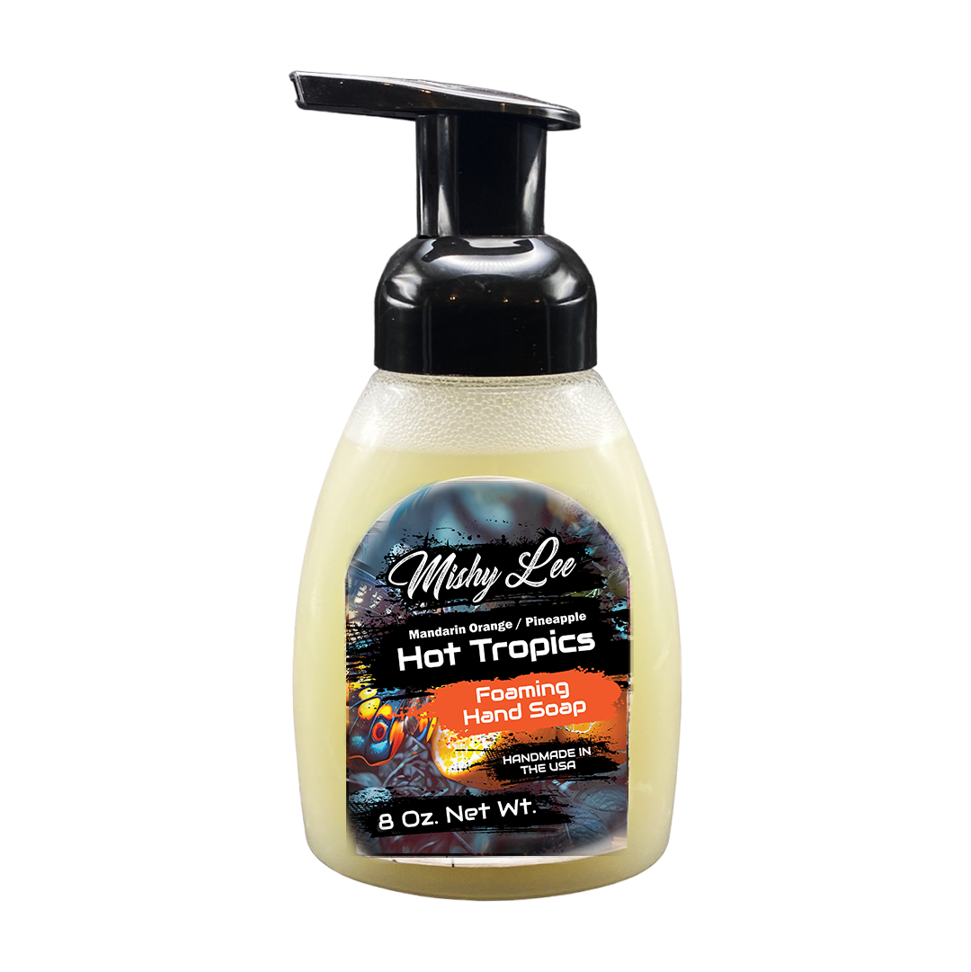 Hot Tropics 8 Oz - Mishy Lee Foaming Hand Soap