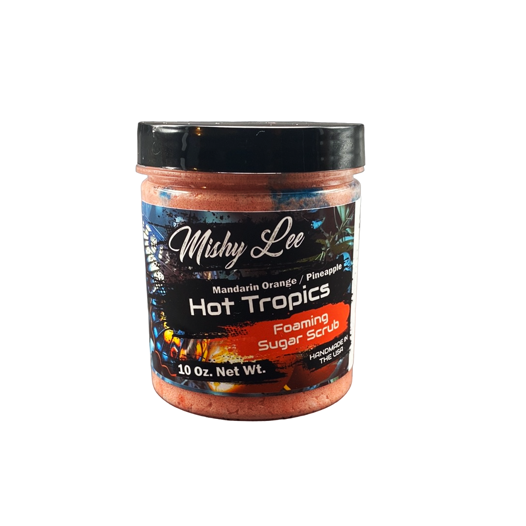 Hot Tropics Foaming Sugar Scrub - 10 Oz.