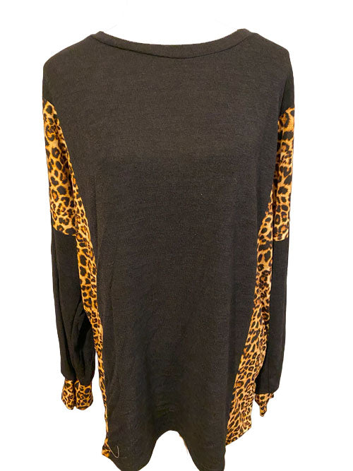 LEOPARD LONG SLEEVE TOP