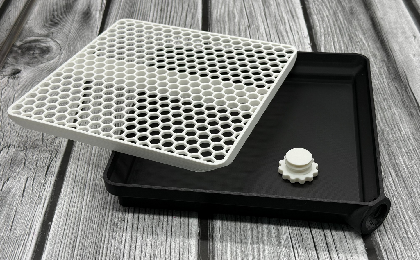 3D Printed Glitter Catch Tray / Hammer Combo