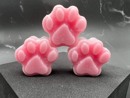 Custom Scented Wax Melts - Paws - You Choose Scent/Color