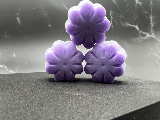 Custom Scented Wax Melts - Tiny Flowers - You Choose Scent/Color