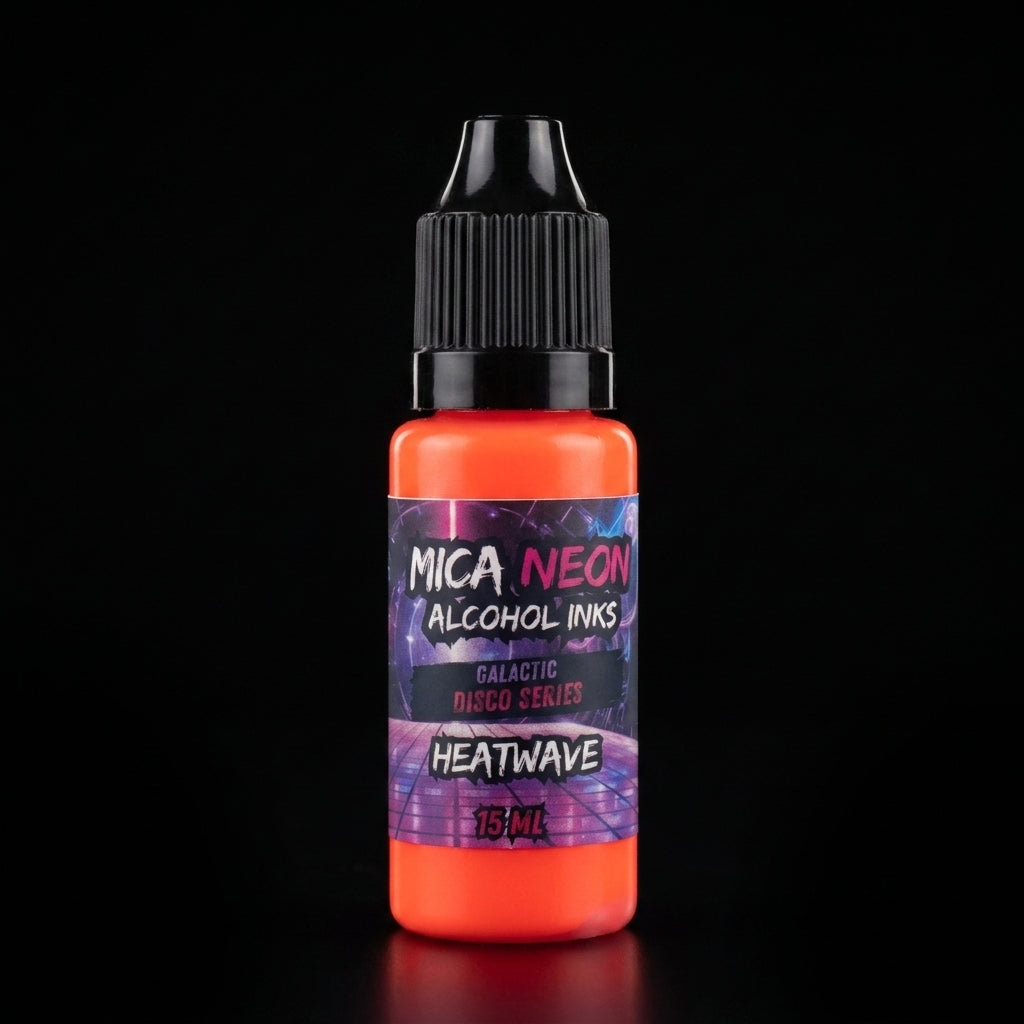 Mishy Lee Alcohol Inks - Galactic Disco Neon Mica Inks - 15mL