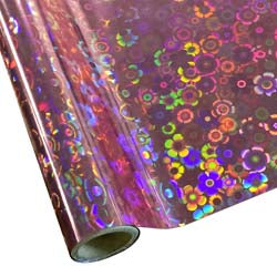 Metallic Textile Foil - Flower Power