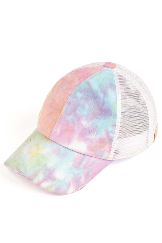 C.C KIDS Cotton Candy Criss Cross cap. 100% polyester. One size fits most.