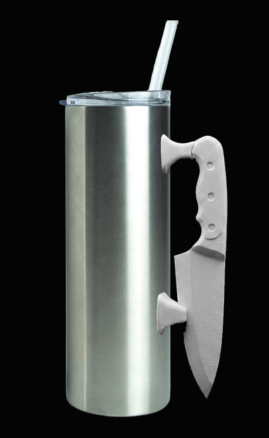 Kitchen Knife V2 Tumbler Handle 3D Printing STL – Digital Download