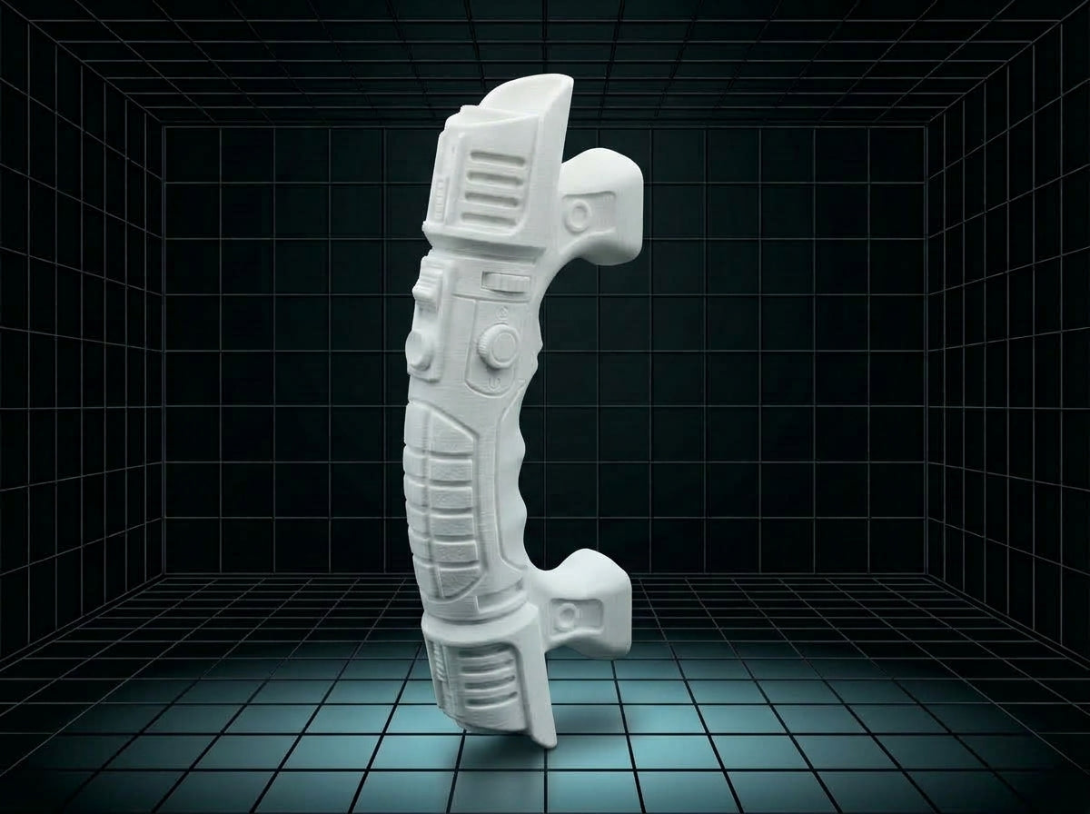 Futuristic Light Gripper V2 Tumbler Handle 3D Printing STL – Digital Download