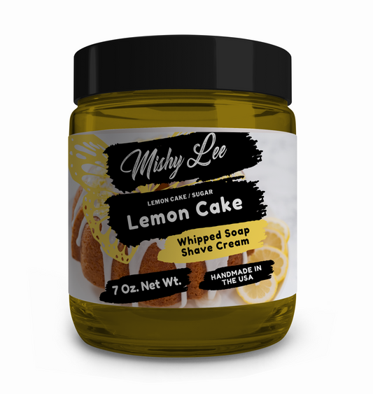 Lemon Cake Whipped Soap and Shave - 7 Oz.