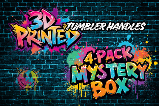 3D Printed Tumbler Handles - Mystery Pack of 4
