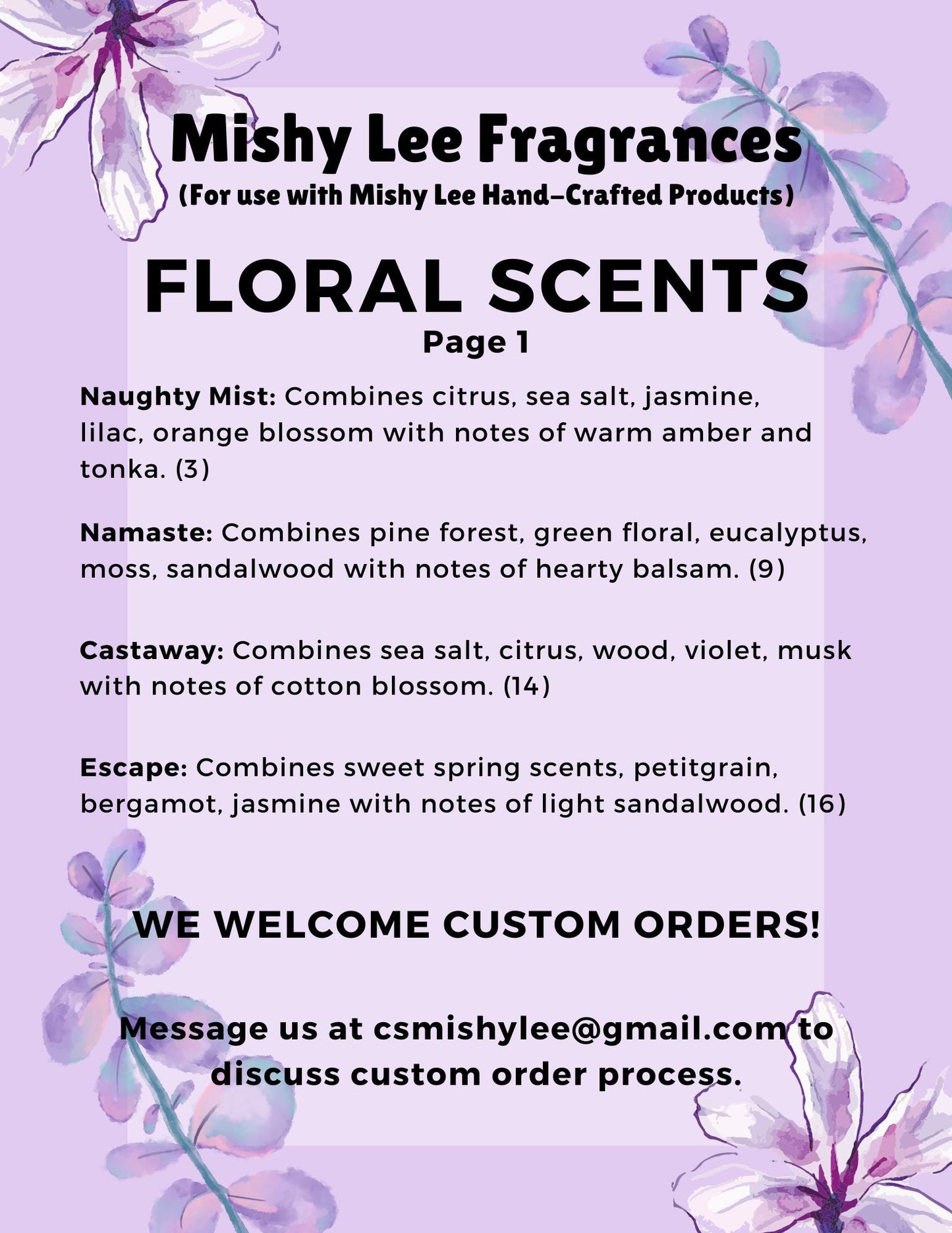 Custom Scented Wax Melts - Truffle Flowers - You Choose Scent/Color