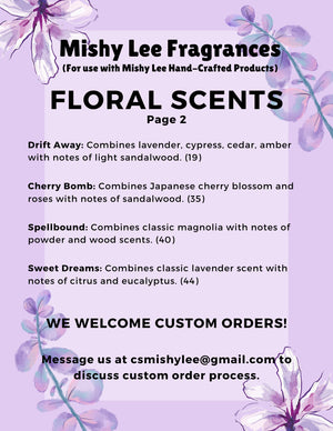 Large Flowers Scented Wax Melts