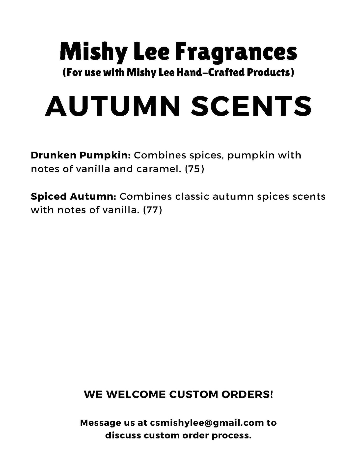 Scent List