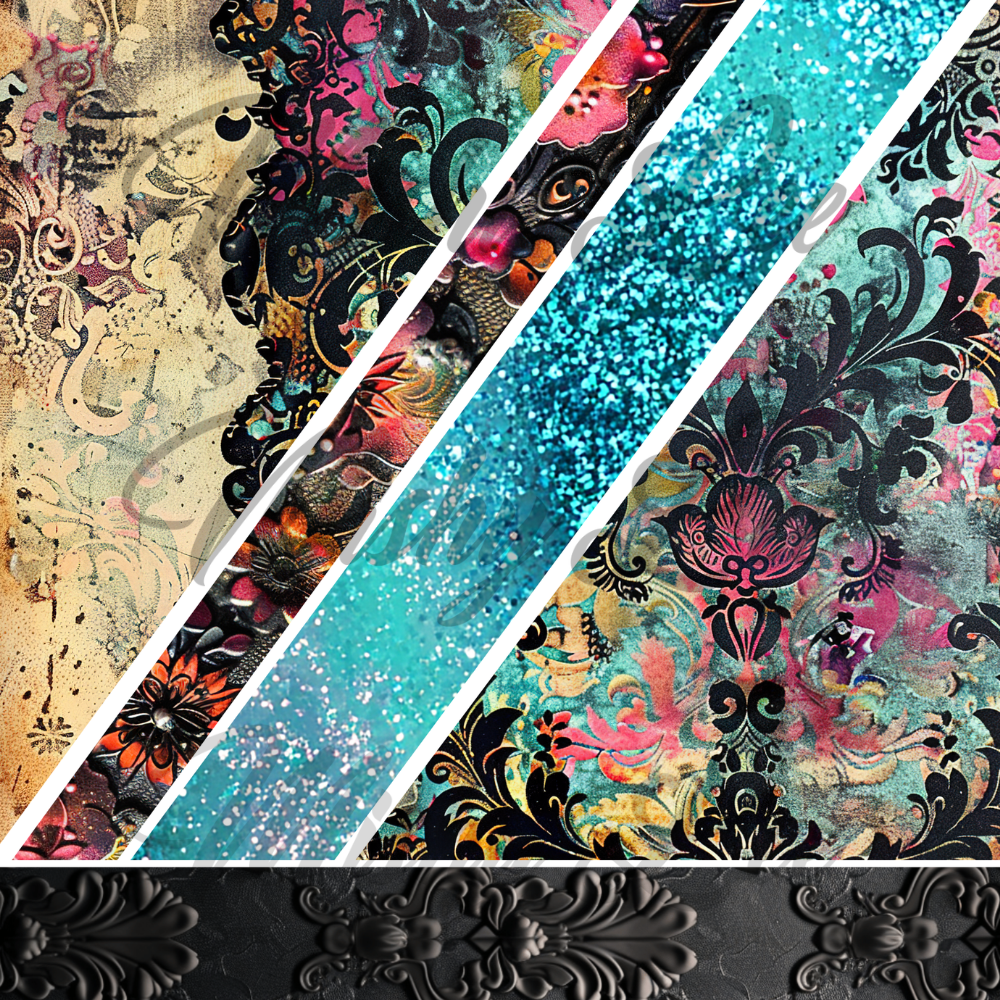 Grunge Floral - #16
