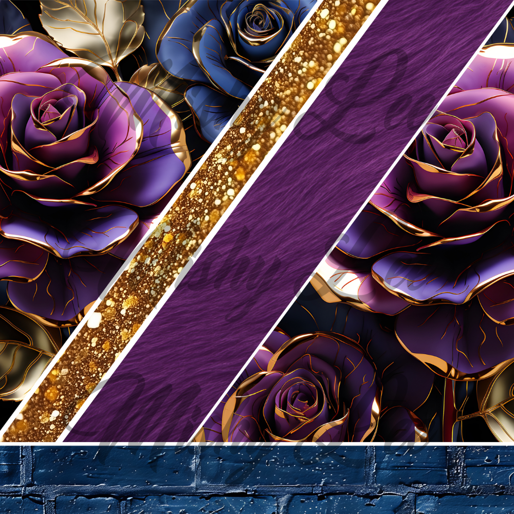 Gold Dipped Floral - #26