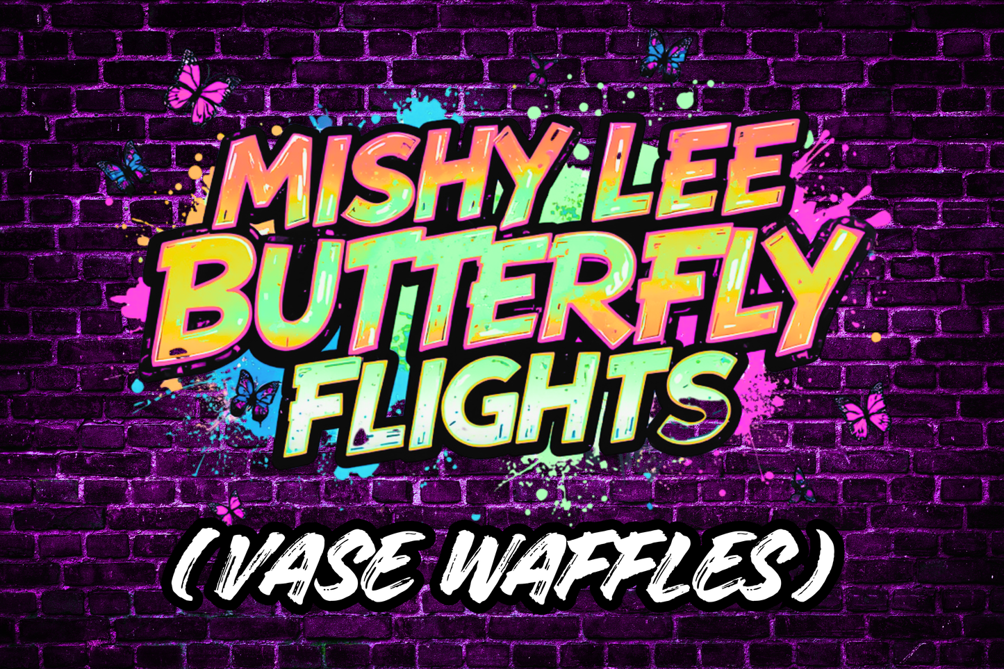 Mishy Butterfly Flight (Waffle) Vase - 7.25 x 4.5