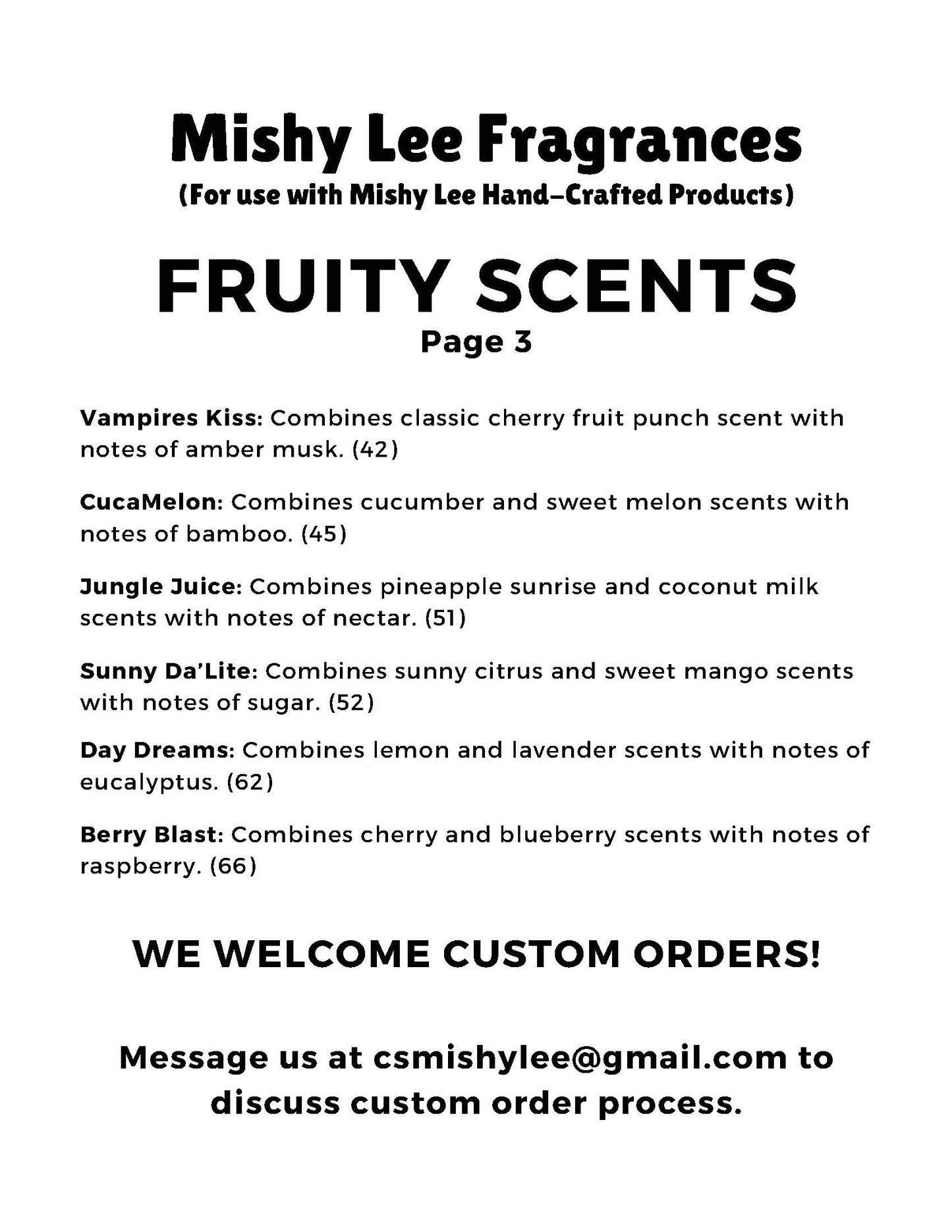 Jack Mishy Lee Scented Freshie