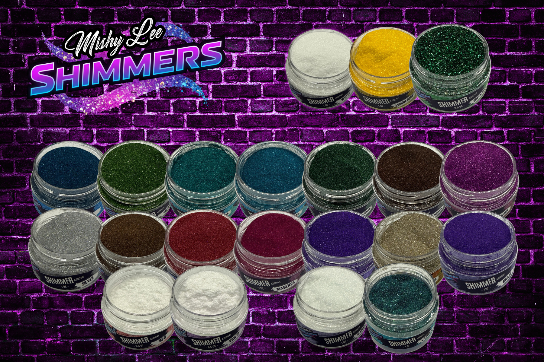 Mishy Lee Shimmer Additives – Mishy Lee Boutique