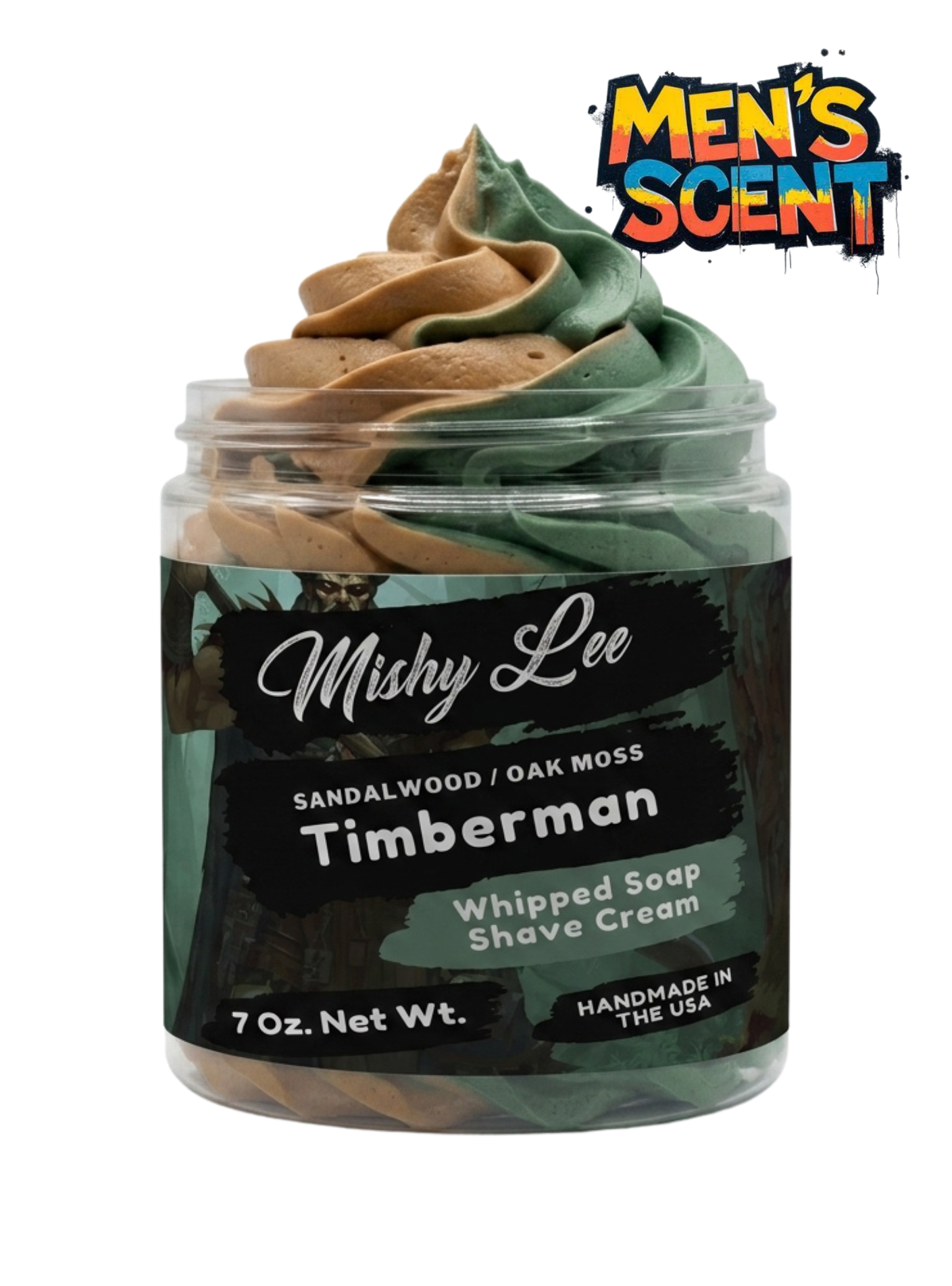 Timberman Men's Whipped Soap and Shave Cream
