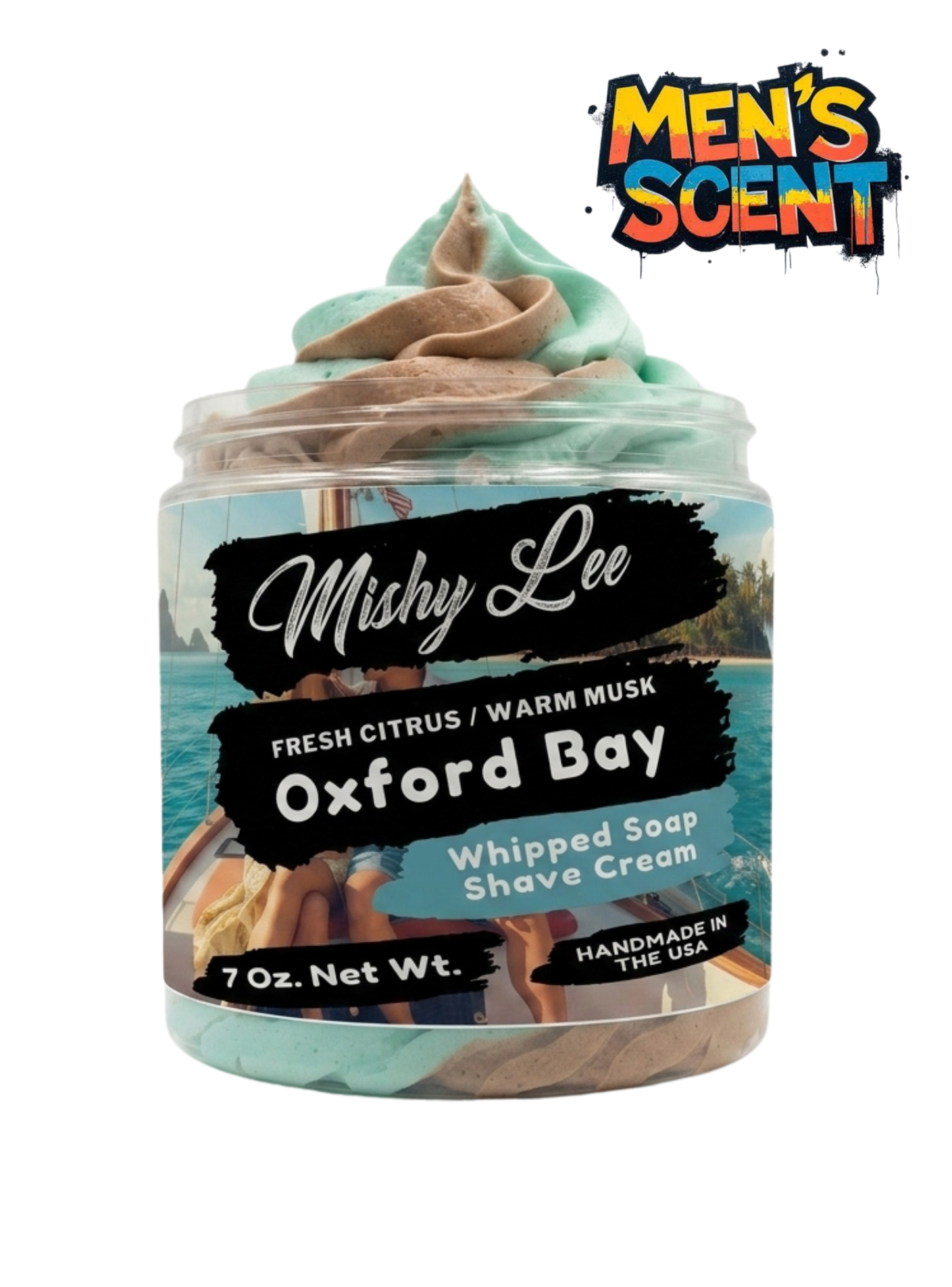 Oxford Bay Men's Whipped Soap and Shave Cream