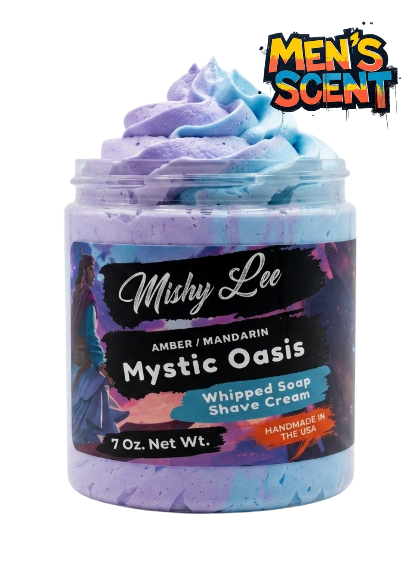 Mystic Oasis Men's Whipped Soap and Shave Cream