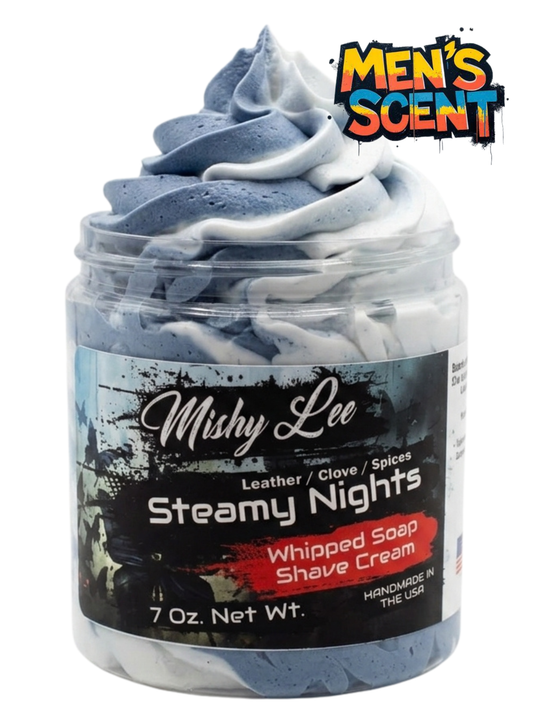 Steamy Nights Men's Whipped Soap and Shave Cream