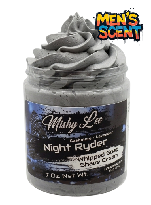 Night Ryder Men's Whipped Soap and Shave Cream
