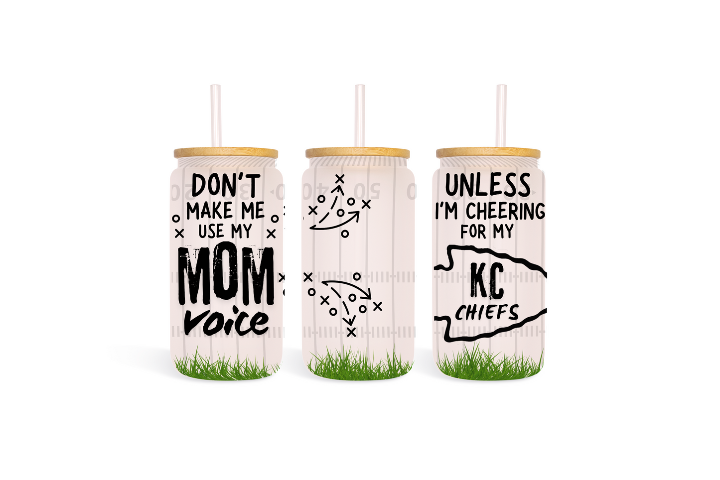 MAMA Voice Custom Frosted Glass Tumbler - 18 Oz