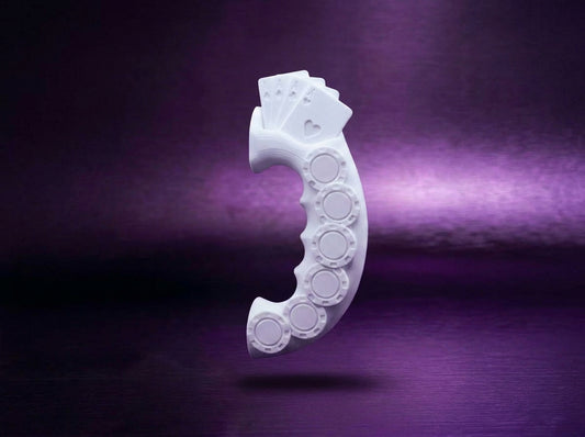 Cards and Chips Tumbler Handle 3D Printing STL – Digital Download