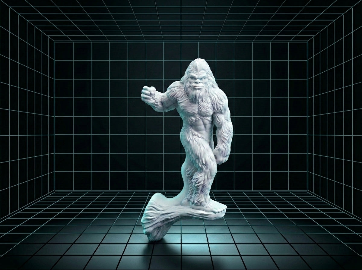 Standing Bigfoot Tumbler Handle 3D Printing STL – Digital Download