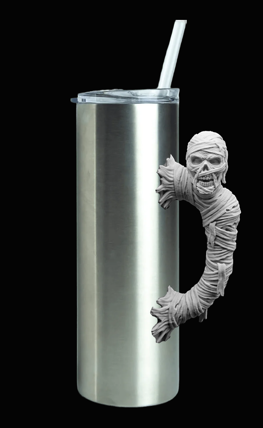 3D Printed Tumbler Handles - Multiple Designs - Halloween Series