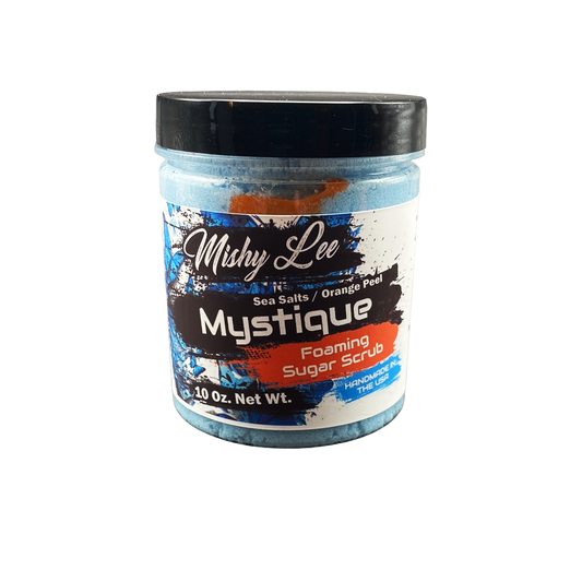 Mystique Foaming Sugar Scrub - 10 Oz.