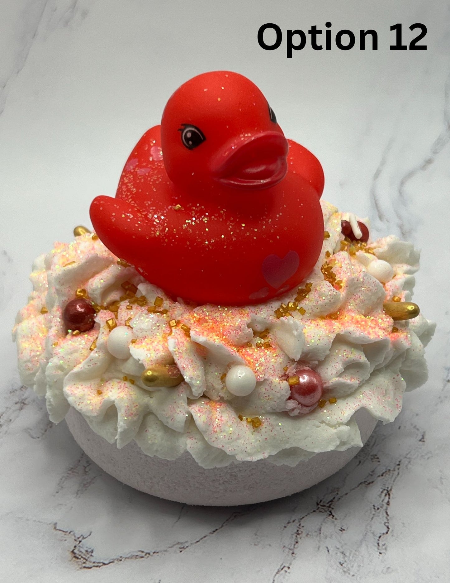 Lil Ducky Bath Bomb with Bubble Bath Frosting