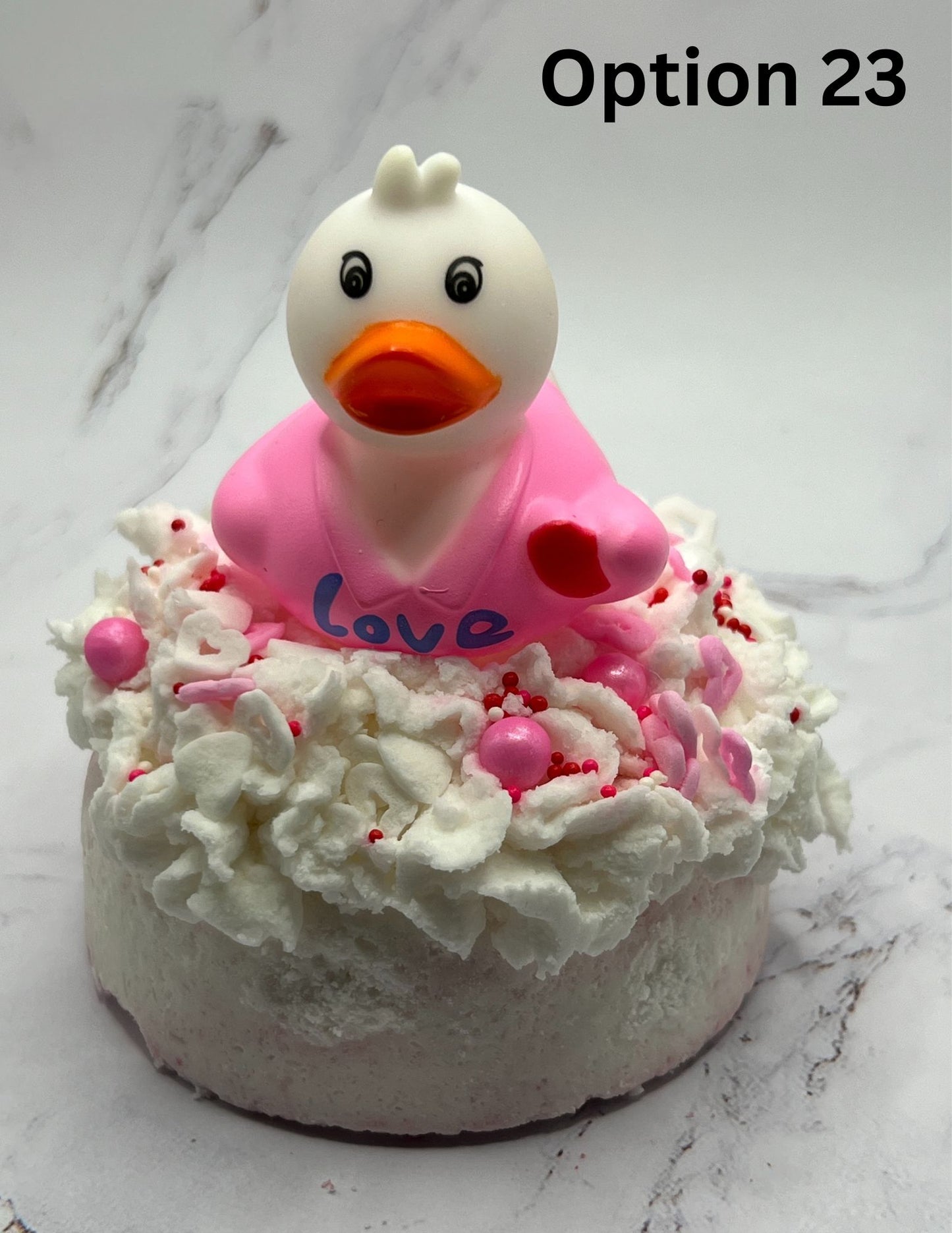 Lil Ducky Bath Bomb with Bubble Bath Frosting