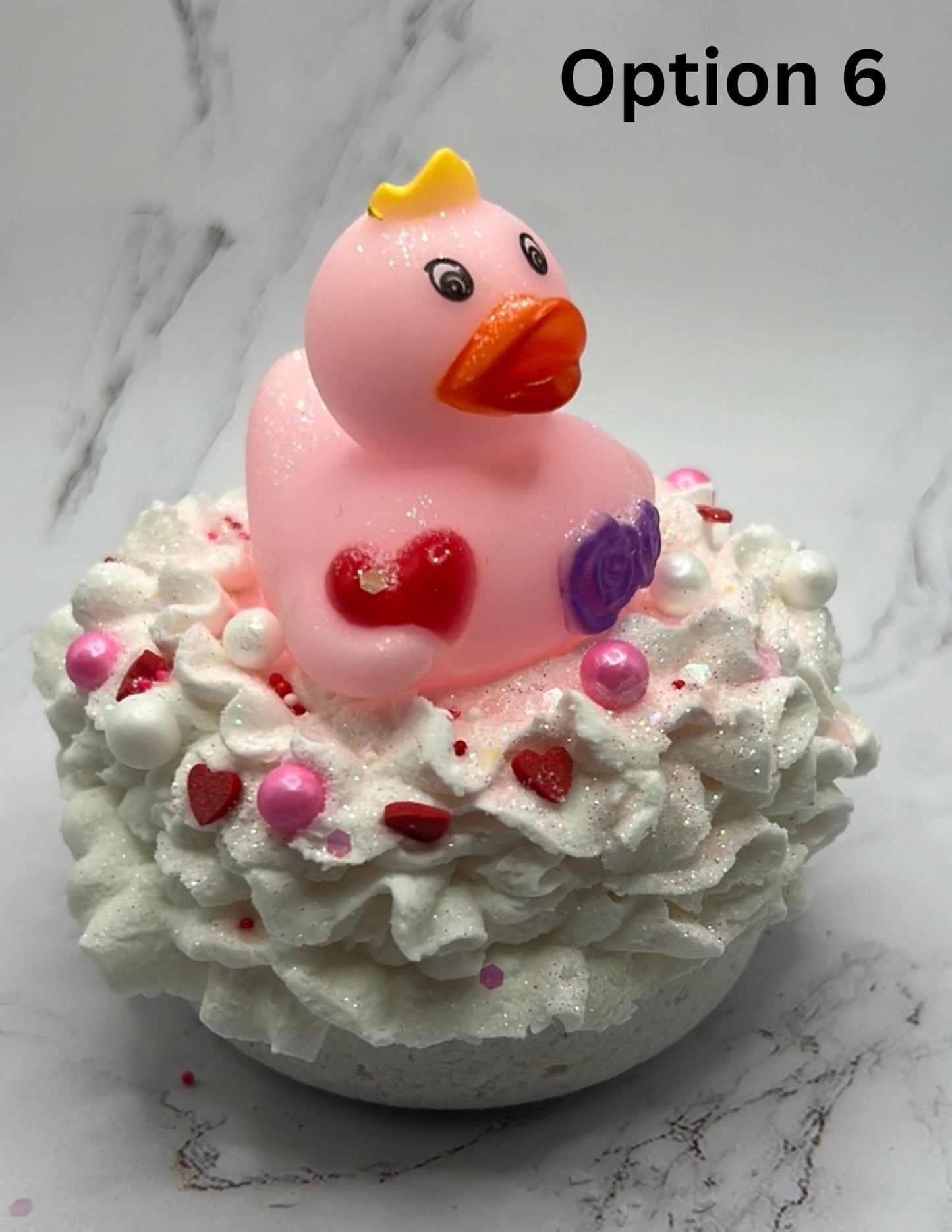 Lil Ducky Bath Bomb with Bubble Bath Frosting