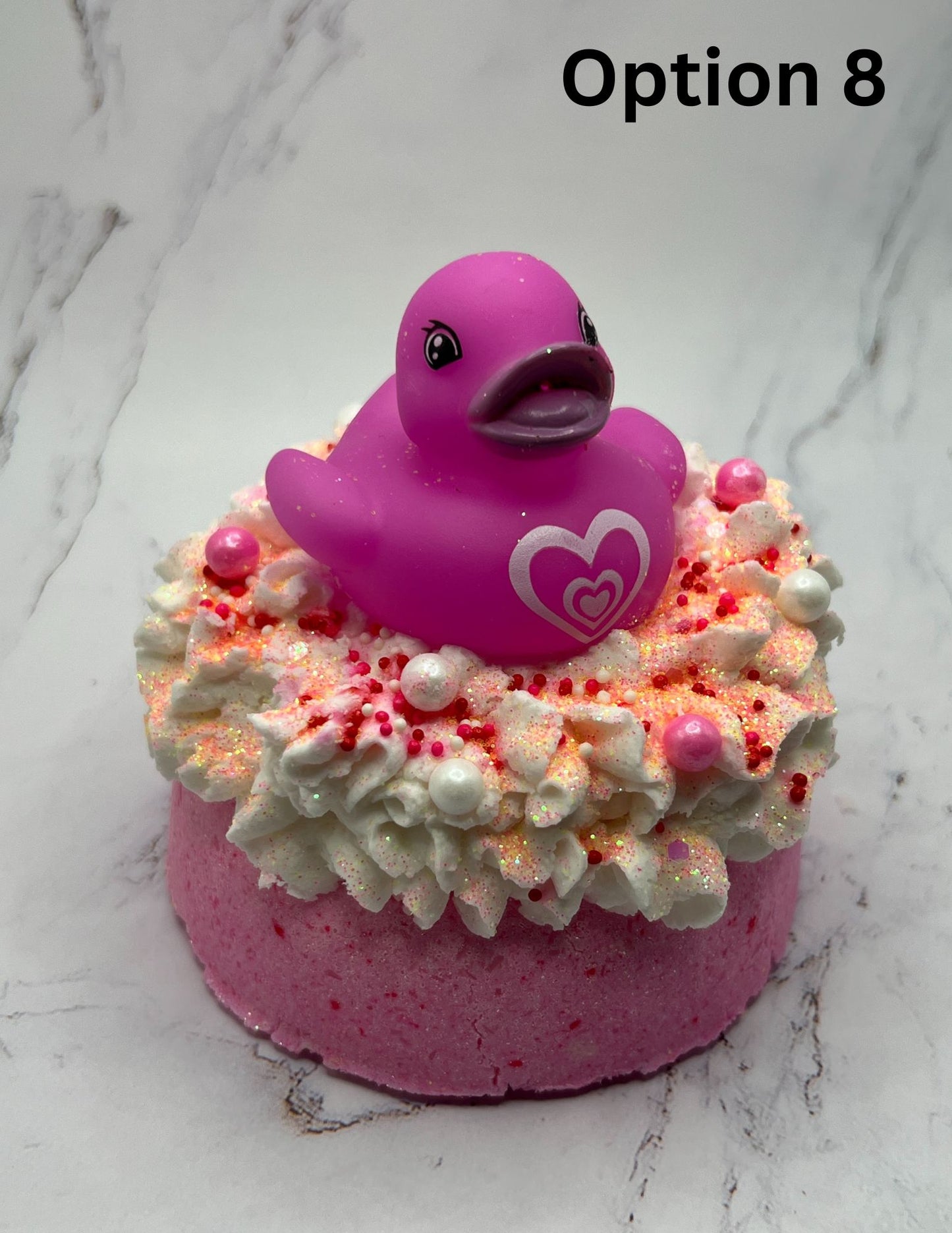 Lil Ducky Bath Bomb with Bubble Bath Frosting