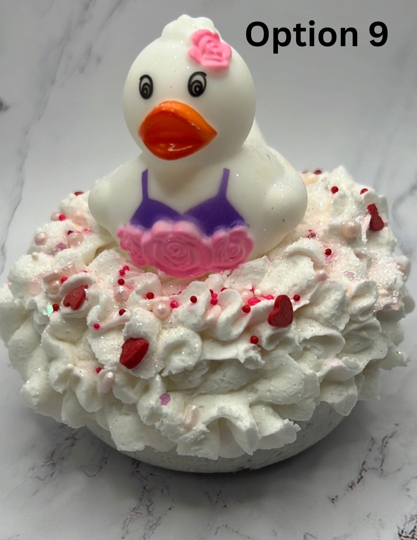 Lil Ducky Bath Bomb with Bubble Bath Frosting