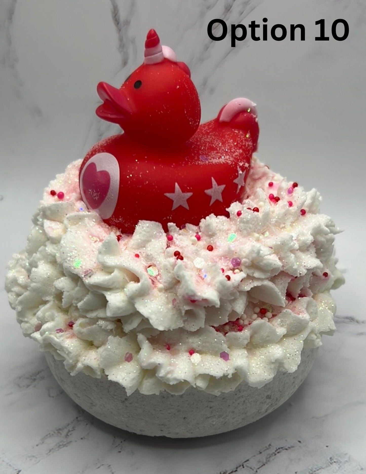 Lil Ducky Bath Bomb with Bubble Bath Frosting