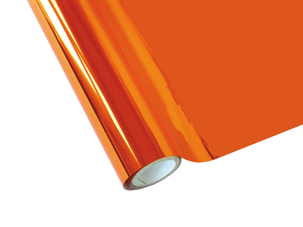 Metallic Textile Foil - Orange