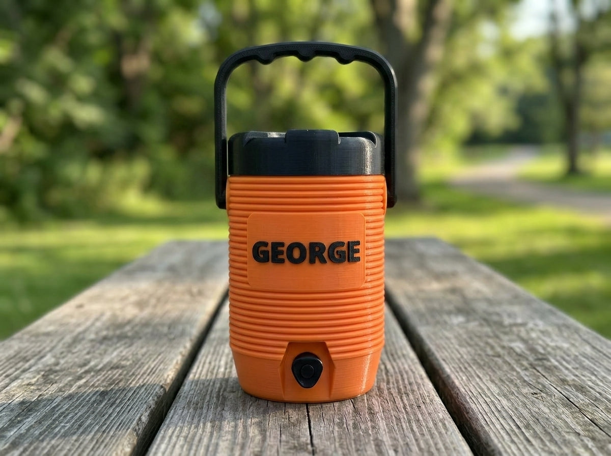 3D Printed Classic Cooler Can Holder - Customizable