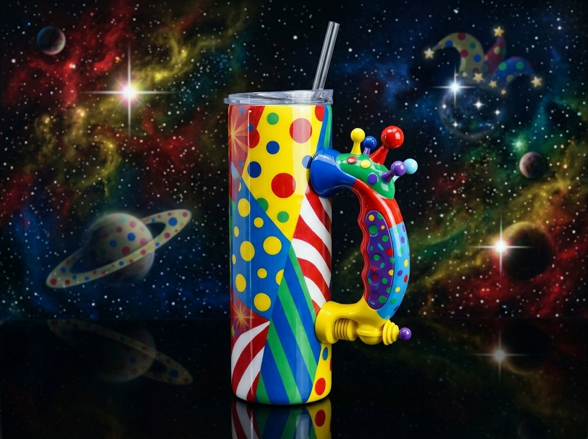 Clown Zapper V1 Tumbler Handle 3D Printing STL – Digital Download