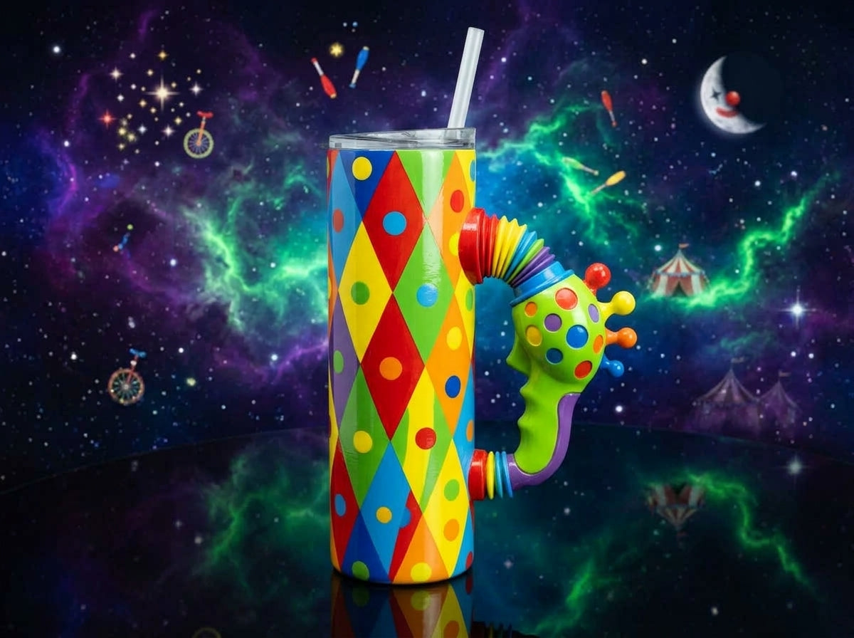Clown Zapper V2 Tumbler Handle 3D Printing STL – Digital Download