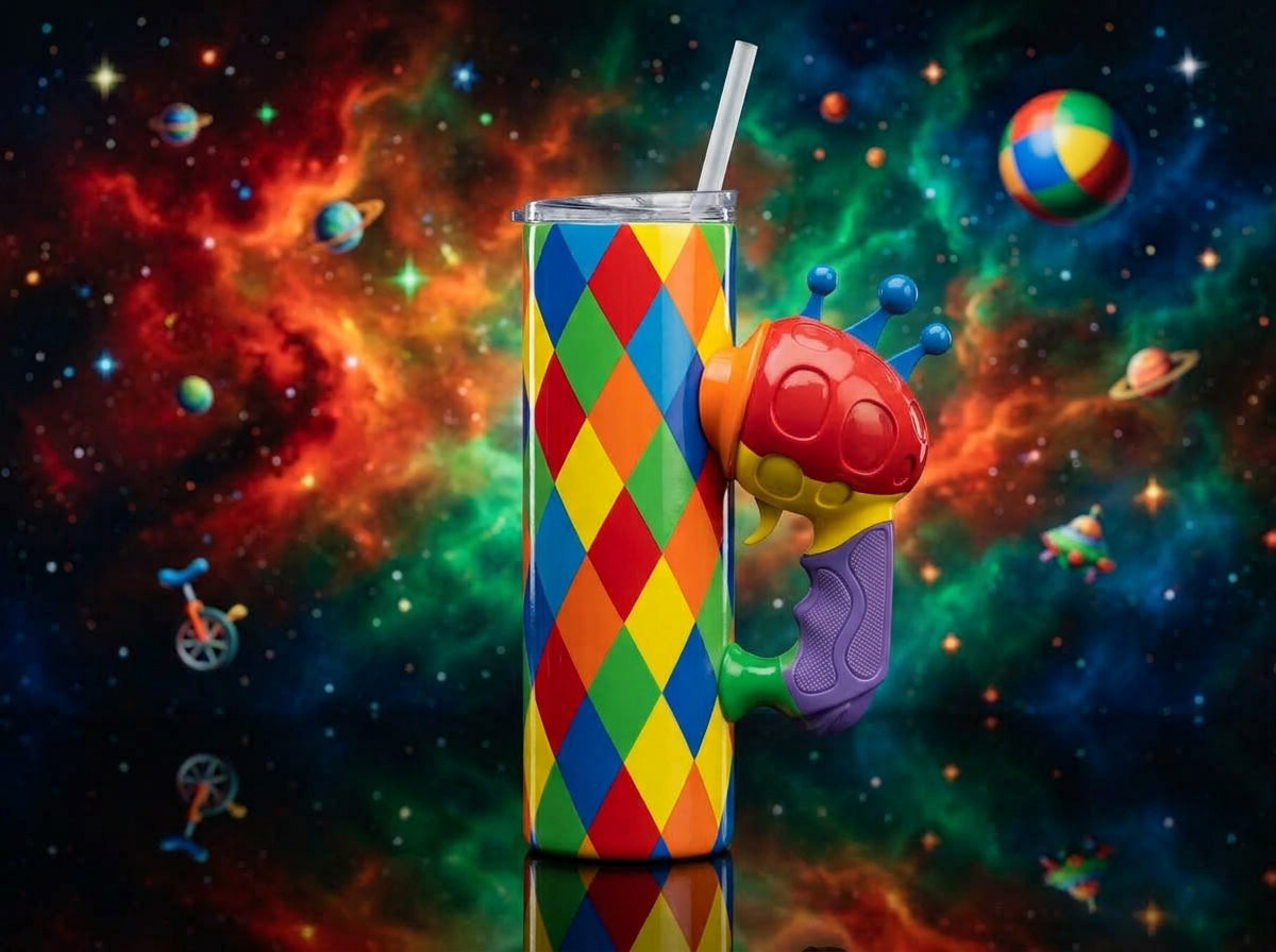 Clown Zapper V4 Tumbler Handle 3D Printing STL – Digital Download