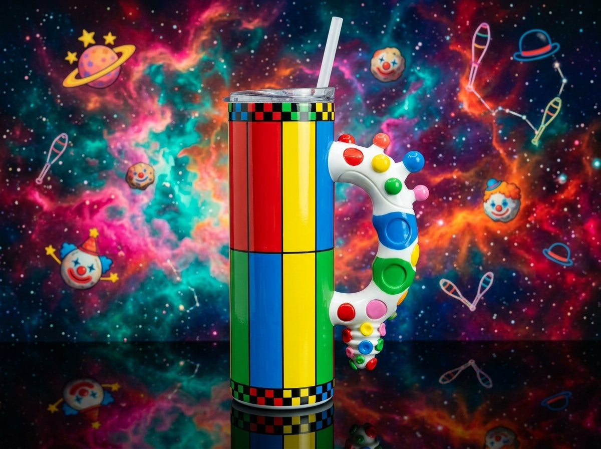 Clown Zapper V3 Tumbler Handle 3D Printing STL – Digital Download