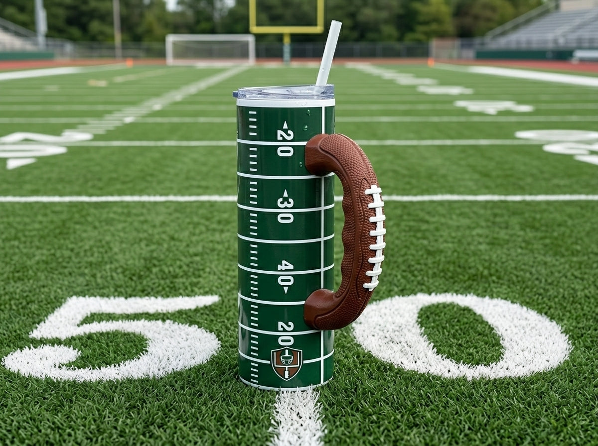 Football Laces V2 Tumbler Handle 3D Printing STL – Digital Download