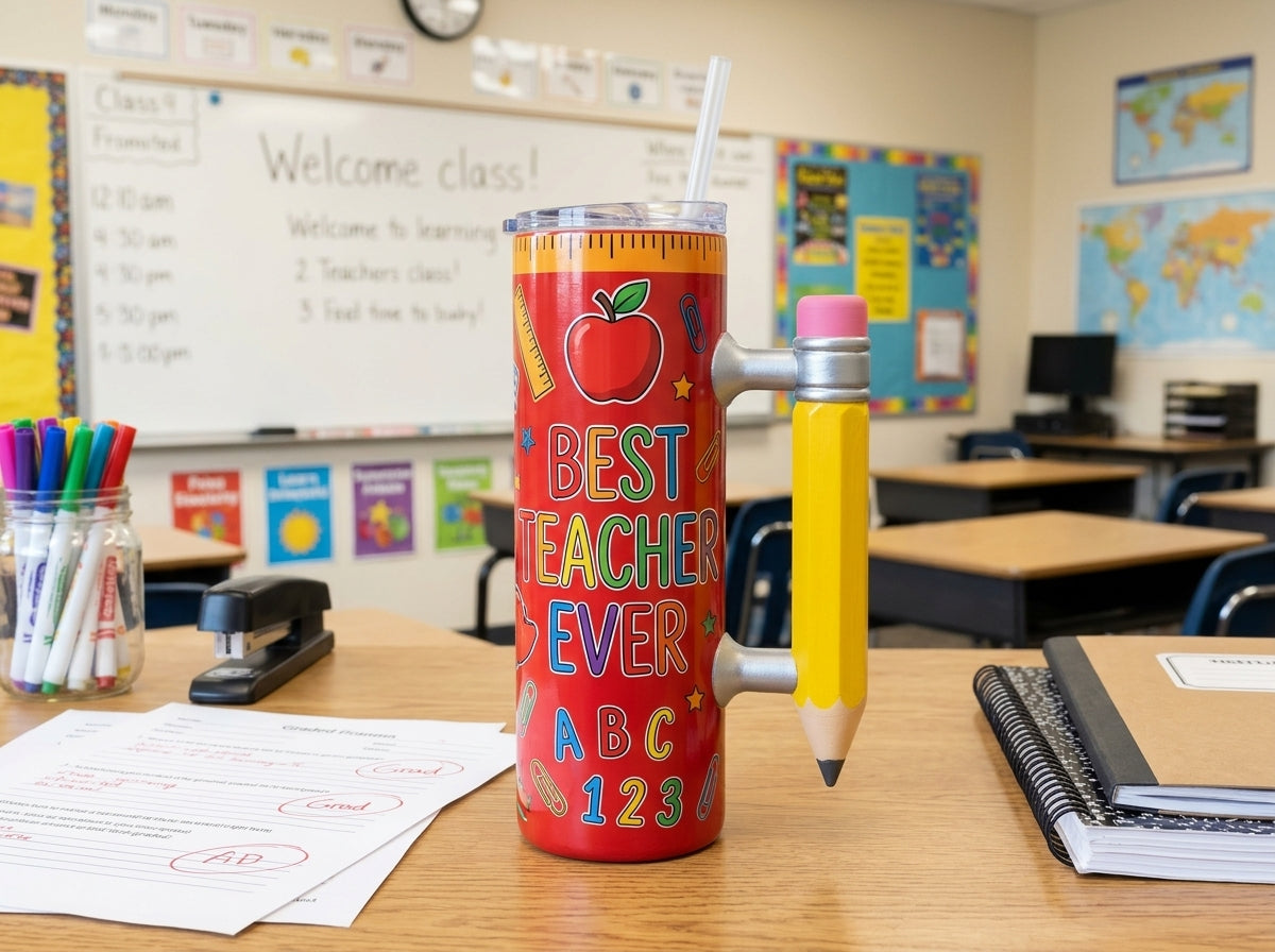 School Daze Series Tumbler Handle 3D Printing STL – Digital Download