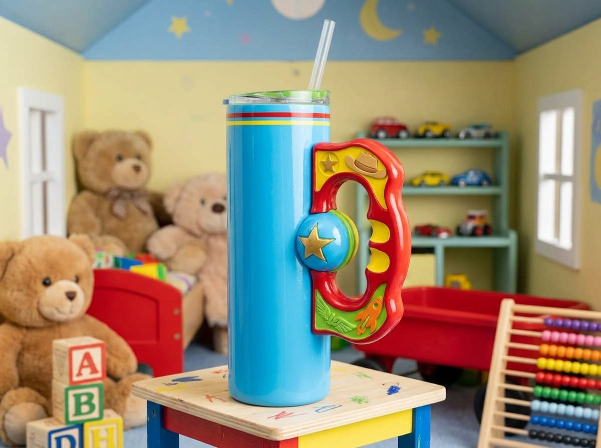 Toy Grabber Tumbler Handle 3D Printing STL – Digital Download