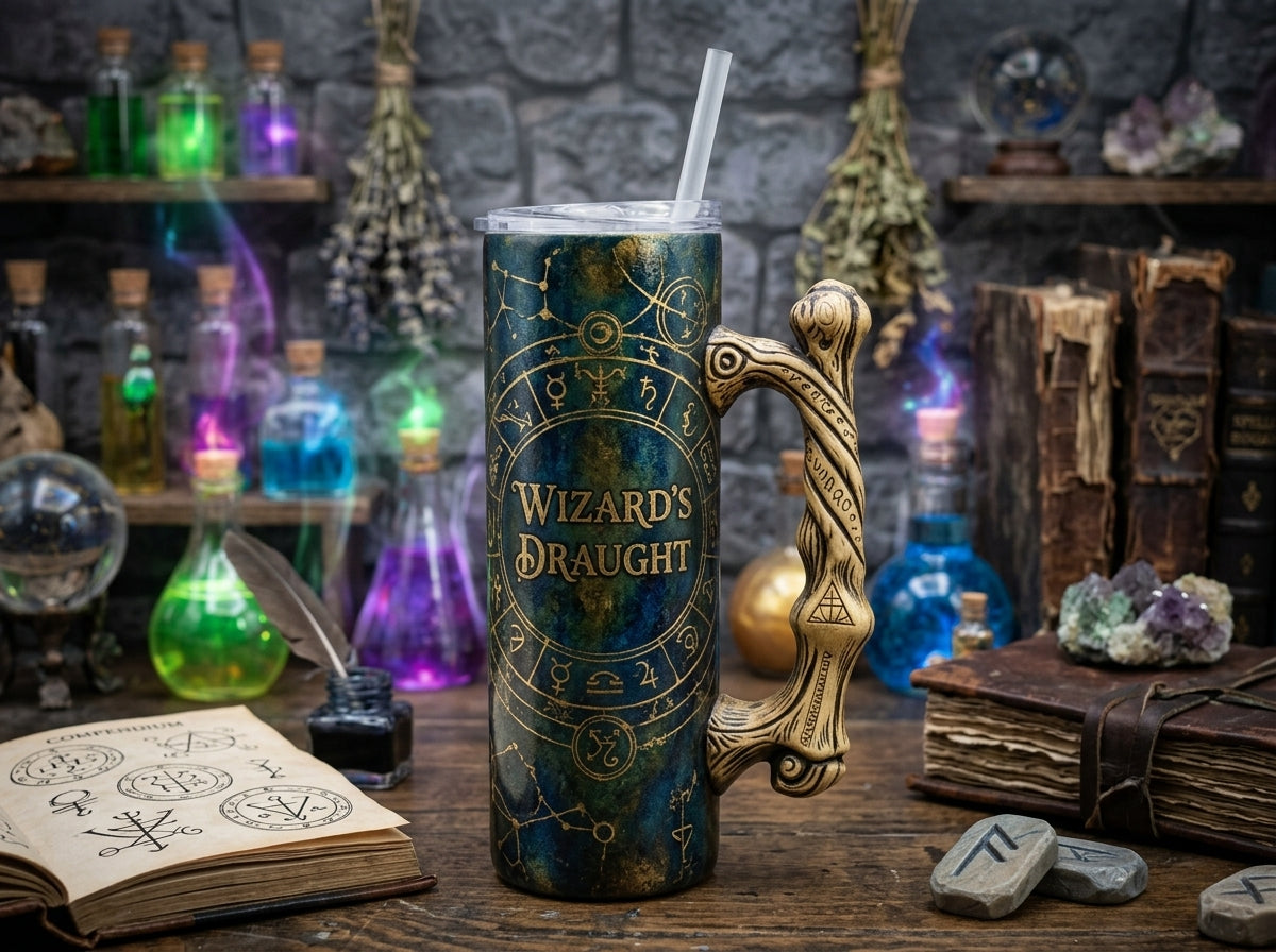 Magic Wand V1 Tumbler Handle 3D Printing STL – Digital Download