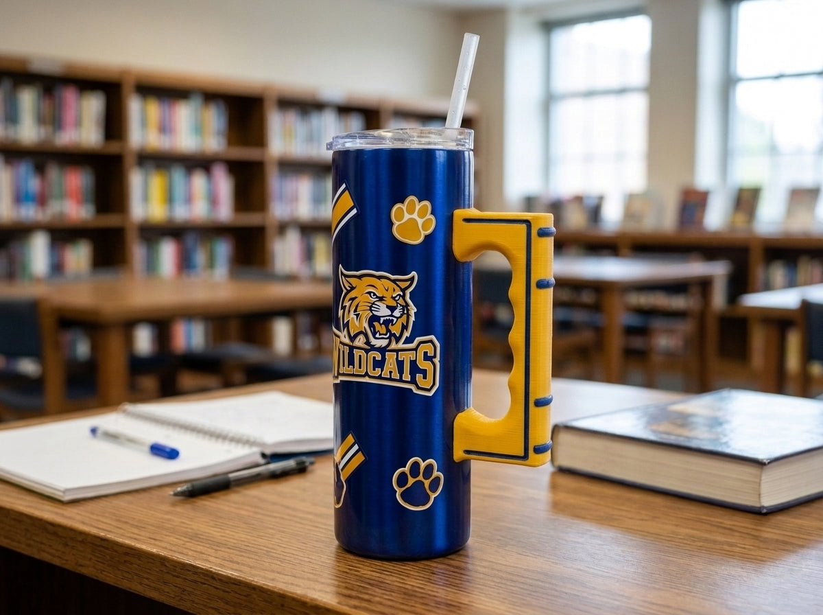 School Daze Series Tumbler Handle 3D Printing STL – Digital Download