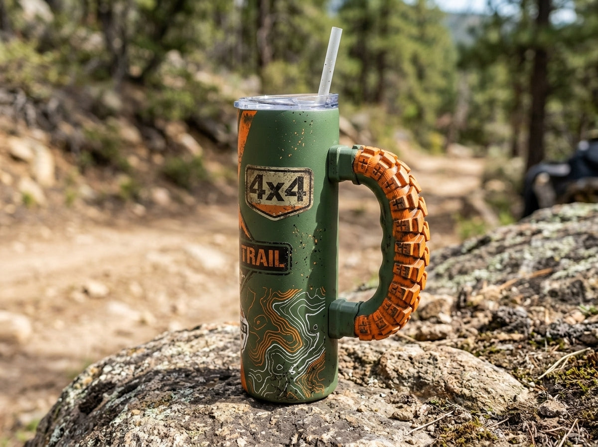 3D Printed Tumbler Handles - Multiple Designs - Off-Road Series