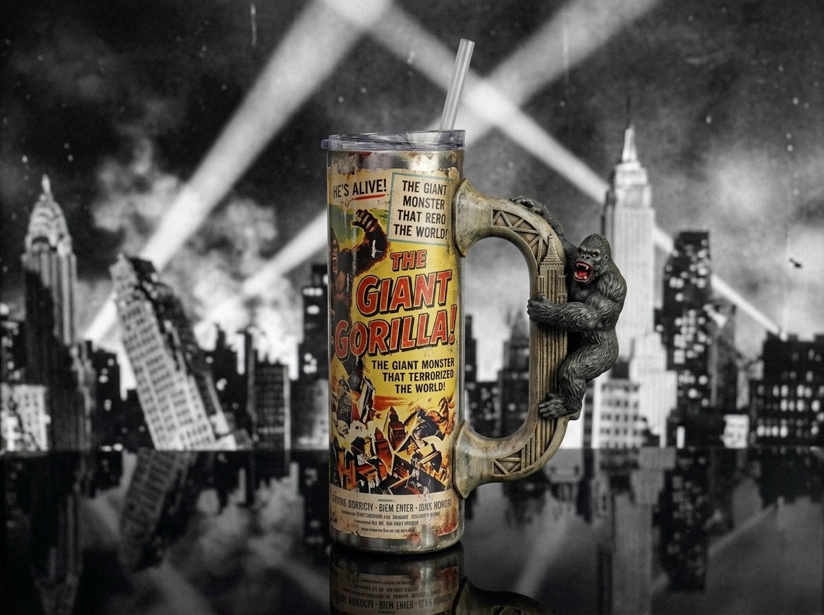 Giant Ape Monster V1 Tumbler Handle 3D Printing STL – Digital Download